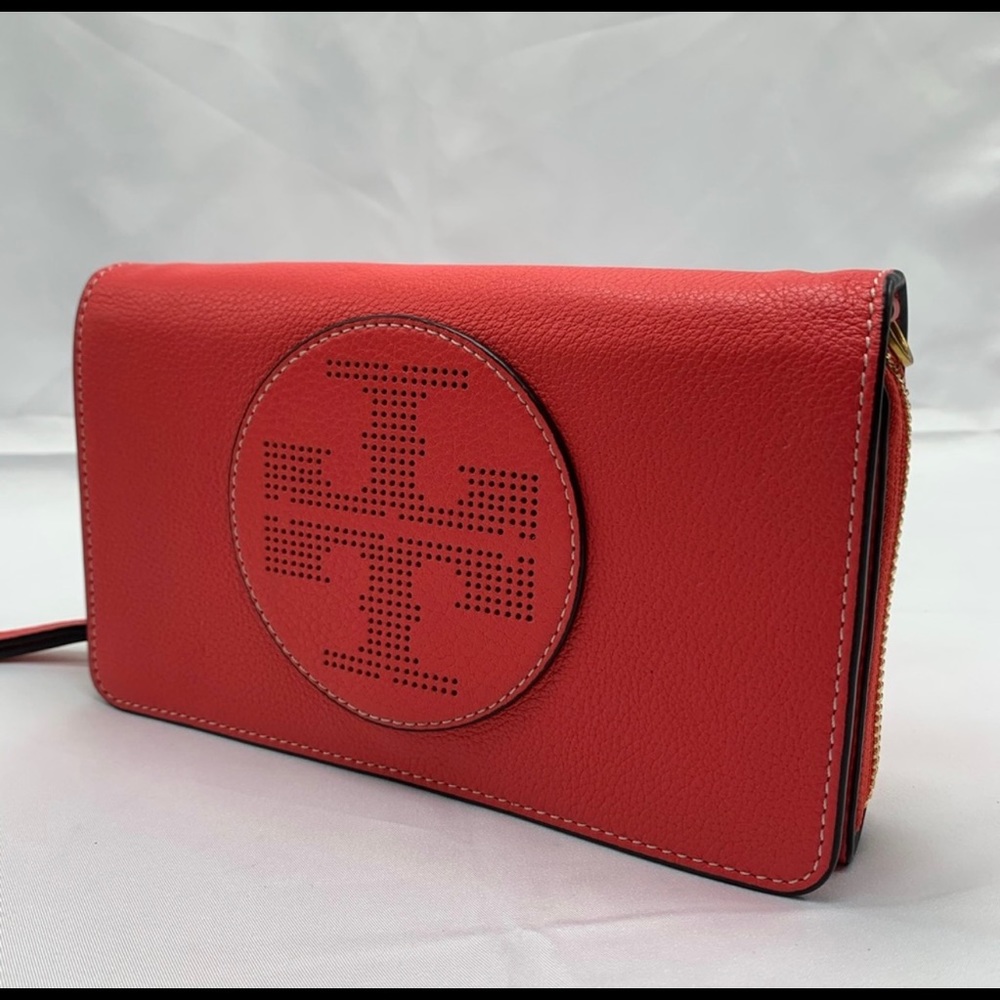 ♦️ TORY BURCH PERFORATED LOGO CROSSBODY ♦️